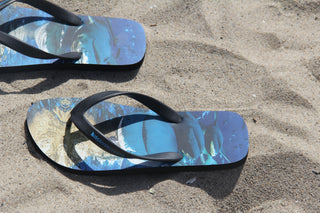 Blue Flip flops