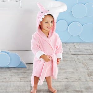 Size L fits 4-6 years old Children unicorn shark kids bathrobe/Baby bath towel/Infant Beach ponchos/Swim Gown