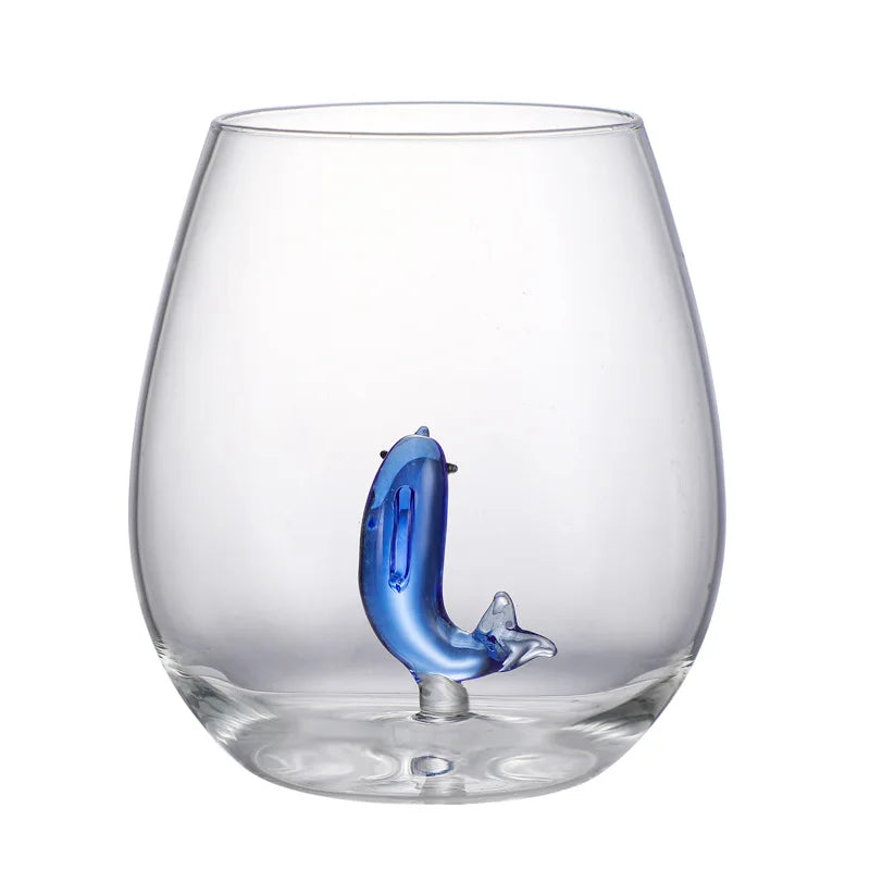 Excentricities :: Great White Shark Stemless Wine Glass